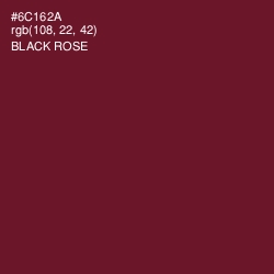 #6C162A - Black Rose Color Image